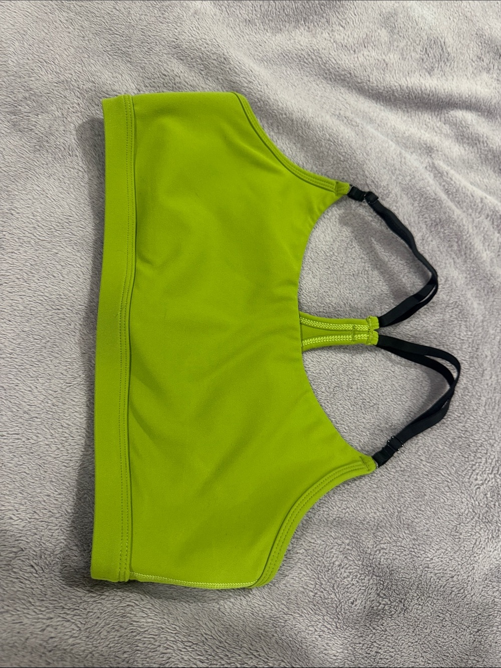 P'tula Neon Lime & Black Sports Bra